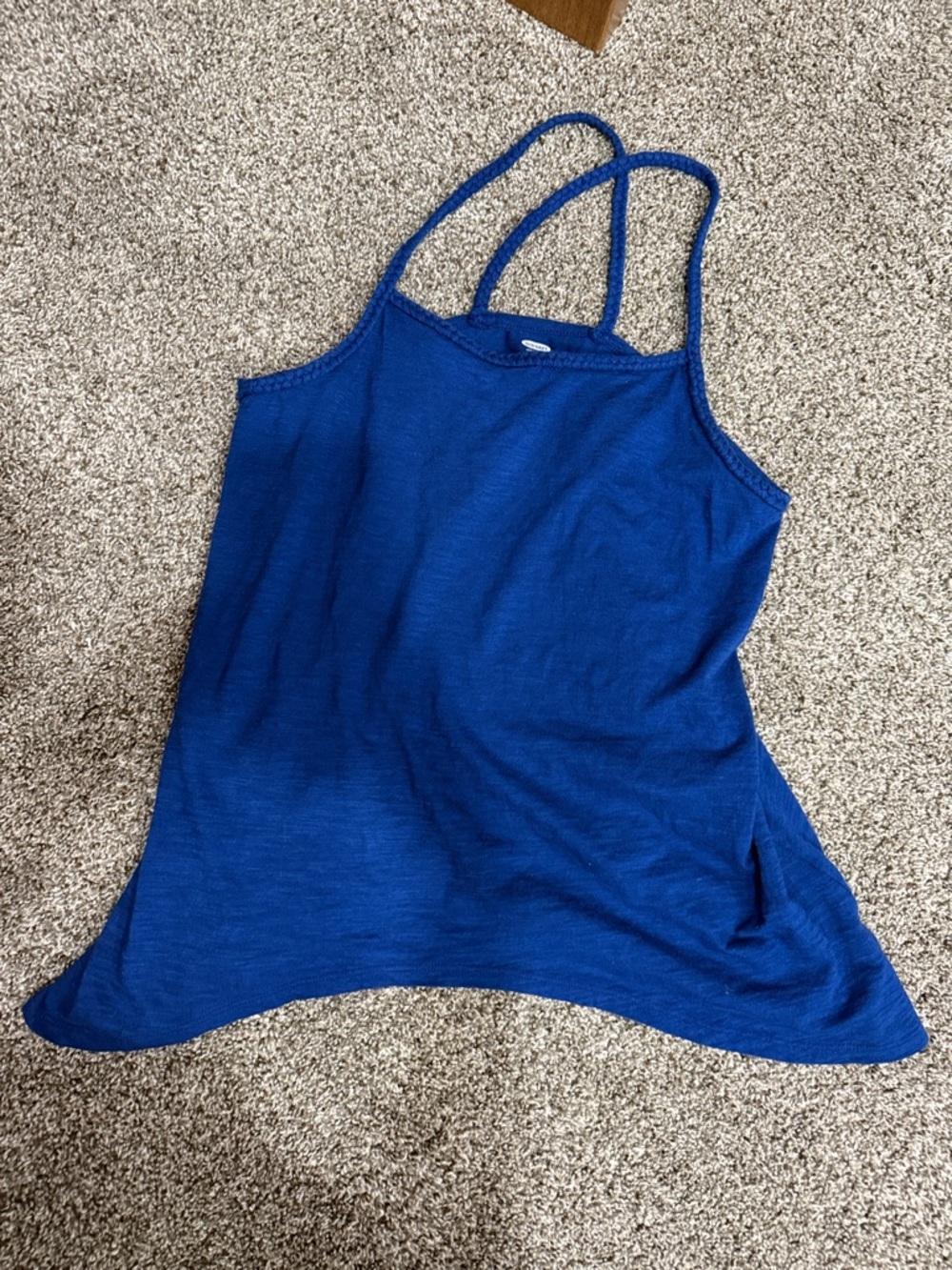 Old Navy Blue Double-Strap Tank Top
